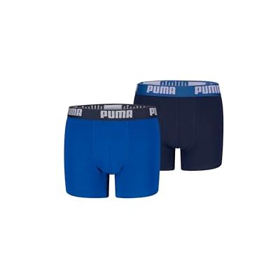 PUMA Everyday Basic Boxer voor jongens, 2 stuks (set van 2), Navy/Blue Nieuw, 176 PUMA Everyday Basic Boxer voor jongens, 2 stuks (set van 2), Navy/Blue Nieuw, 176