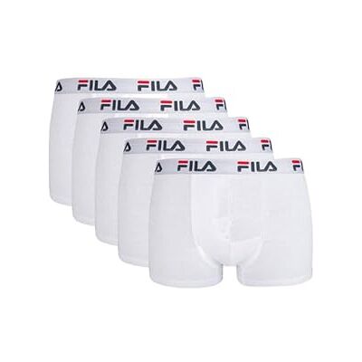 FILA Boxershorts voor heren, verpakking van 5 stuks, blauw (Navy 321), L FILA Boxershorts voor heren, verpakking van 5 stuks, blauw (Navy 321), L