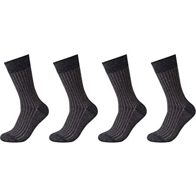 Camano Heren Online Men ca-Soft Shadow Stripes 4-pack sokken, antraciet melange, 39/42, antraciet melange, 39 EU Camano Heren Online Men ca-Soft Shadow Stripes 4-pack sokken, antraciet melange, 39/42, antraciet melange, 39 EU