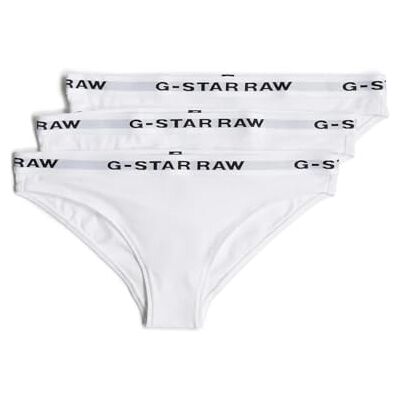 G-STAR RAW Brief 3 Pack, wit (wit/wit D23775-d516-6008), L G-STAR RAW Brief 3 Pack, wit (wit/wit D23775-d516-6008), L