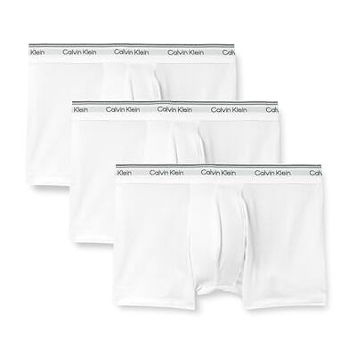 Calvin Heren Low Rise Trunk (Pack van 3), Zwart (zwart), XL Calvin Heren Low Rise Trunk (Pack van 3), Zwart (zwart), XL