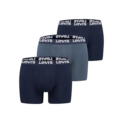 Levi's Levis Men Repeat Logo Boxer Brief 3P, Navy Combo, S Levi's Levis Men Repeat Logo Boxer Brief 3P, Navy Combo, S