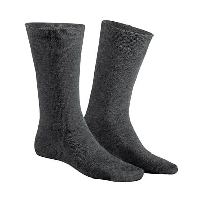 Hudson Kunert Relax Dry Cotton Sokken voor heren, grijs gemêleerd, 47/50 EU Hudson Kunert Relax Dry Cotton Sokken voor heren, grijs gemêleerd, 47/50 EU