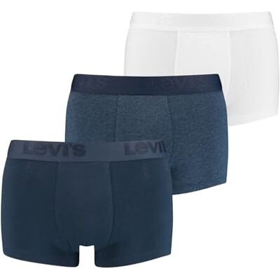 Levi's Heren Trunk (3 stuks), Blue Combo, S Levi's Heren Trunk (3 stuks), Blue Combo, S