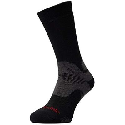Bridgedale HIKE Midweight Merino Performance Boot Original Heren Large, Zwart Bridgedale HIKE Midweight Merino Performance Boot Original Heren Large, Zwart
