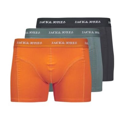 JACK & JONES Heren Jacmiles Solid Trunks 3-pack, Goblin Blue, M (3-pack), Goopenhablauw, M JACK & JONES Heren Jacmiles Solid Trunks 3-pack, Goblin Blue, M (3-pack), Goopenhablauw, M