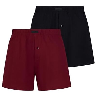bruno banani Set van 2 boxershorts Loose Fit 22012691-4804 portwijnrood/zwart, Portwijnrood/zwart, XL bruno banani Set van 2 boxershorts Loose Fit 22012691-4804 portwijnrood/zwart, Portwijnrood/zwart, XL