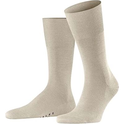 FALKE Heren Sokken Airport M So wol katoen eenkleurig 1 paar, Beige Melange 4043, 41-42 FALKE Heren Sokken Airport M So wol katoen eenkleurig 1 paar, Beige Melange 4043, 41-42