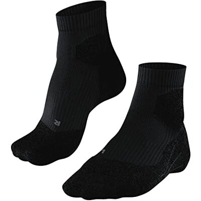 FALKE Heren Hardloopsokken RU Trail M So functioneel materiaal anti-blaar 1 paar, Zwart Black-Mix 3010, 46-48 FALKE Heren Hardloopsokken RU Trail M So functioneel materiaal anti-blaar 1 paar, Zwart Black-Mix 3010, 46-48