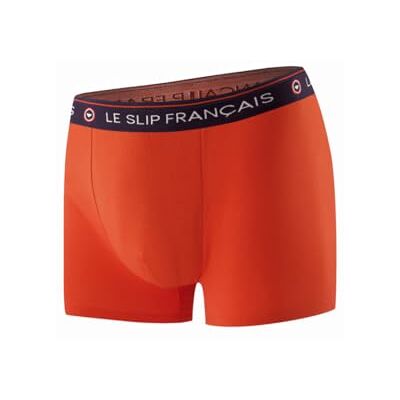 Le Slip Français Boxershorts van katoen, 100% gemaakt in Frankrijk, Rode klei, S Le Slip Français Boxershorts van katoen, 100% gemaakt in Frankrijk, Rode klei, S