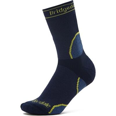 Bridgedale Sokken TRAIL RUN Midweight T2 Merino Sport 3/4 Crew Heren Large-Navy Bridgedale Sokken TRAIL RUN Midweight T2 Merino Sport 3/4 Crew Heren Large-Navy