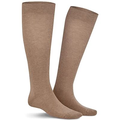 KUNERT Heren Richard KSH Kniekousen, Beige-Mel, 39/42, beige gemêleerd., 39/42 EU KUNERT Heren Richard KSH Kniekousen, Beige-Mel, 39/42, beige gemêleerd., 39/42 EU