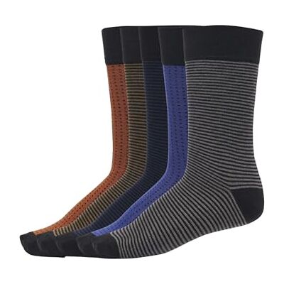 Urban Classics Unisex Stripes and Dots 5-Pack Sokken, Meerkleurig, 43-46 EU Urban Classics Unisex Stripes and Dots 5-Pack Sokken, Meerkleurig, 43-46 EU