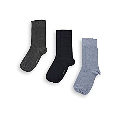 ESPRIT Heren Sokken Solid Mix 3-Pack M SO Katoen Lyocell Dun eenkleurig Multipack 2 Paar, Veelkleurig (Sortiment 0020), 39-42 ESPRIT Heren Sokken Solid Mix 3-Pack M SO Katoen Lyocell Dun eenkleurig Multipack 2 Paar, Veelkleurig (Sortiment 0020), 39-42