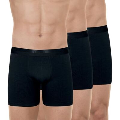 Eminence – Lange boxershorts voor heren – set van 3 – Studio – Oeko-Tex – duurzaam stretchkatoen Eminence – Lange boxershorts voor heren – set van 3 – Studio – Oeko-Tex – duurzaam stretchkatoen