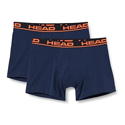 HEAD Heren BOXER, Blauw/Oranje, S (pak van 2), Blauw/Oranje, S HEAD Heren BOXER, Blauw/Oranje, S (pak van 2), Blauw/Oranje, S