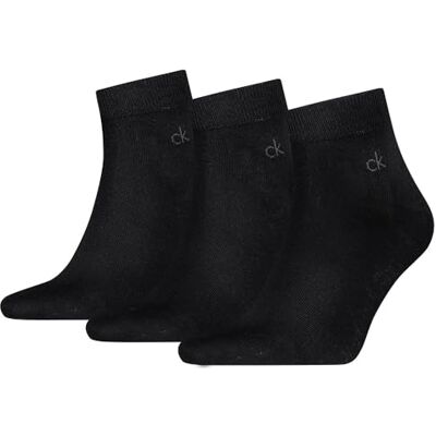 Calvin 8719965009202 CK MEN QUARTER 3P, zwart, 43-46 EU Calvin 8719965009202 CK MEN QUARTER 3P, zwart, 43-46 EU