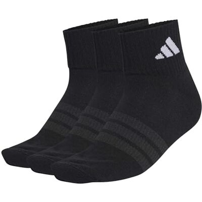 adidas uniseks-volwassene Cushioned Sportswear Ankle Socks 3 Pair Pack, black/black/white, 45-48 adidas uniseks-volwassene Cushioned Sportswear Ankle Socks 3 Pair Pack, black/black/white, 45-48