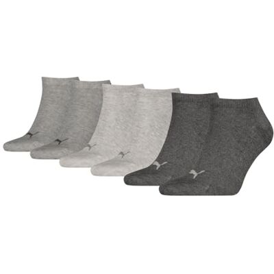 PUMA Uniseks sneakers Plain 3P, antraciet/gemêleerd grijs/gemêleerd grijs, 39-42 PUMA Uniseks sneakers Plain 3P, antraciet/gemêleerd grijs/gemêleerd grijs, 39-42