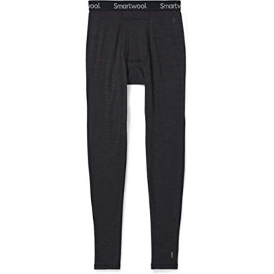 Smartwool Classic Thermal Merino Basislaag-broek voor heren Charcoal Heather S Smartwool Classic Thermal Merino Basislaag-broek voor heren Charcoal Heather S