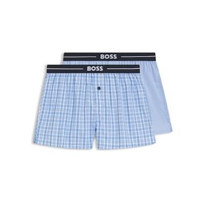 Boss Heren NOS Boxer EW 2P Boxershorts, Open Blue471, M Boss Heren NOS Boxer EW 2P Boxershorts, Open Blue471, M