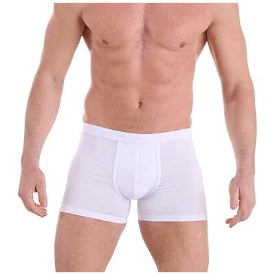 Navigare Boxershorts voor heren, verpakking van 6 stuks, elastisch jersey, katoen, nieuwe collectie 2025, wit/zwart/gesorteerd, Wit, XL Navigare Boxershorts voor heren, verpakking van 6 stuks, elastisch jersey, katoen, nieuwe collectie 2025, wit/zwart/gesorteerd, Wit, XL