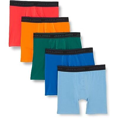 JACK & JONES Bestseller A/S Boxershorts voor heren, Silver Lake Blue/Pack: nautical Blue aventurijn Exuberance Bittersweet, M JACK & JONES Bestseller A/S Boxershorts voor heren, Silver Lake Blue/Pack: nautical Blue aventurijn Exuberance Bittersweet, M