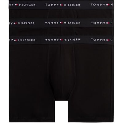 Tommy Hilfiger Heren 3P BOXER BRIEF DTM UM0UM03696 Boxer Brief, Zwart, S, Zwart (zwart/zwart/zwart), S Tommy Hilfiger Heren 3P BOXER BRIEF DTM UM0UM03696 Boxer Brief, Zwart, S, Zwart (zwart/zwart/zwart), S