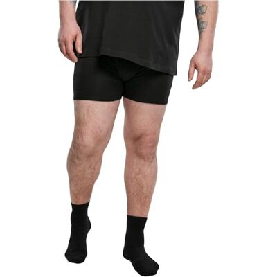 Urban Classics Heren boxershorts Snowman Christmas Boxer, 3-pack kerstonderbroeken voor mannen, maten S 5XL, grijs + donkergroen + zwart, XXL Urban Classics Heren boxershorts Snowman Christmas Boxer, 3-pack kerstonderbroeken voor mannen, maten S 5XL, grijs + donkergroen + zwart, XXL