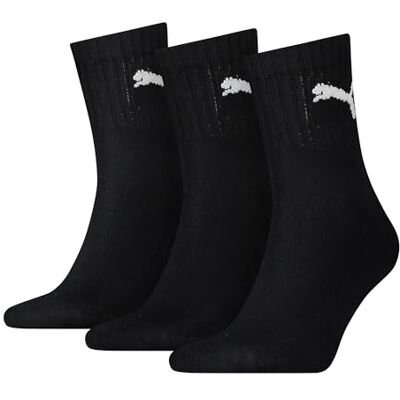 PUMA Sportsokken (6 stuks) voor heren, Zwart, Small (Taille fabricant: 35/38) PUMA Sportsokken (6 stuks) voor heren, Zwart, Small (Taille fabricant: 35/38)