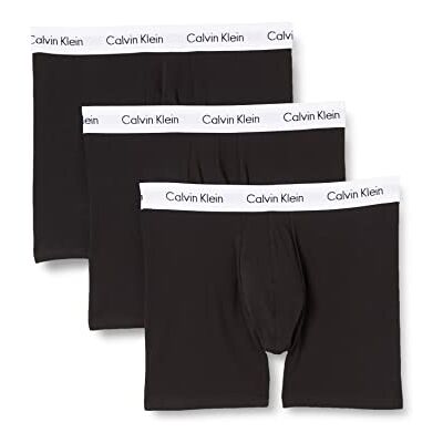 Calvin Boxer Briefs heren Boxer Brief 3pk , Zwart 1770 , XS Calvin Boxer Briefs heren Boxer Brief 3pk , Zwart 1770 , XS