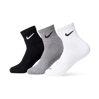 NIKE Uniseks Everyday Cushioned Ankle 3Pr 132 Sokken Multi/Color XL NIKE Uniseks Everyday Cushioned Ankle 3Pr 132 Sokken Multi/Color XL