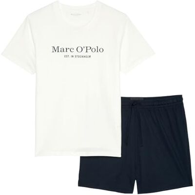 Marc O'Polo Marc O´Polo Mix & Match Short Pyjama voor heren, pyjamaset, navy/wit, XXL Marc O'Polo Marc O´Polo Mix & Match Short Pyjama voor heren, pyjamaset, navy/wit, XXL