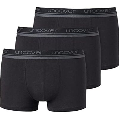 Uncover by Schiesser Herenondergoed (verpakking van 3 stuks), zwart, 3XL Uncover by Schiesser Herenondergoed (verpakking van 3 stuks), zwart, 3XL