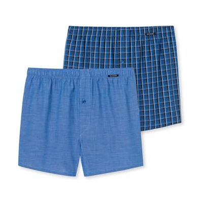 Schiesser Herren 2 PACK Boxershorts Baumwolle Web Webboxer Schiesser Herren 2 PACK Boxershorts Baumwolle Web Webboxer