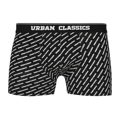 Urban Classics Boxershorts voor heren, verpakking van 5 stuks, Bur/Dkblu+wht/Blk+wht+aop+blk, XXL Urban Classics Boxershorts voor heren, verpakking van 5 stuks, Bur/Dkblu+wht/Blk+wht+aop+blk, XXL