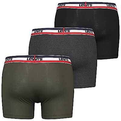 Levi's Boxer Herenondergoed heren Pack, Kaki, S Levi's Boxer Herenondergoed heren Pack, Kaki, S