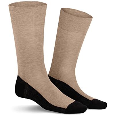 KUNERT Heren George SOH sokken, beige-mel, 43/46, beige gemêleerd., 43/46 EU KUNERT Heren George SOH sokken, beige-mel, 43/46, beige gemêleerd., 43/46 EU