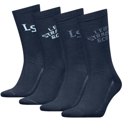 Levi's 8719965009202 LEVIS REG CUT LOGO GIFTBOX 4P, Navy Combo, 43-46 EU Levi's 8719965009202 LEVIS REG CUT LOGO GIFTBOX 4P, Navy Combo, 43-46 EU
