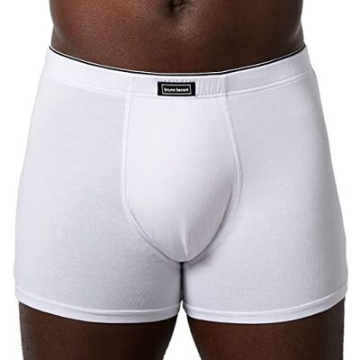 bruno banani Heren Short Infinity Boxershorts, wit (wit 001), S bruno banani Heren Short Infinity Boxershorts, wit (wit 001), S
