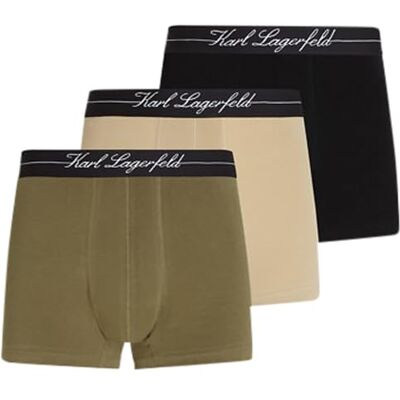 KARL LAGERFELD Hotel Karl Lyocell Trunk (3 stuks), keperbink-burnt olijf, M, Keper-black-burnt Olive, M KARL LAGERFELD Hotel Karl Lyocell Trunk (3 stuks), keperbink-burnt olijf, M, Keper-black-burnt Olive, M