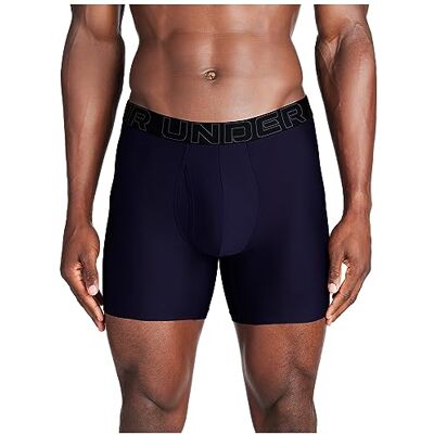 UNDER ARMOUR Heren Tech 1-Pack Boxer Brief, 15 cm binnenbeenlengte, de hele dag comfort en ultra-zachte boxerslips, Middernacht Navy Solid, M UNDER ARMOUR Heren Tech 1-Pack Boxer Brief, 15 cm binnenbeenlengte, de hele dag comfort en ultra-zachte boxerslips, Middernacht Navy Solid, M