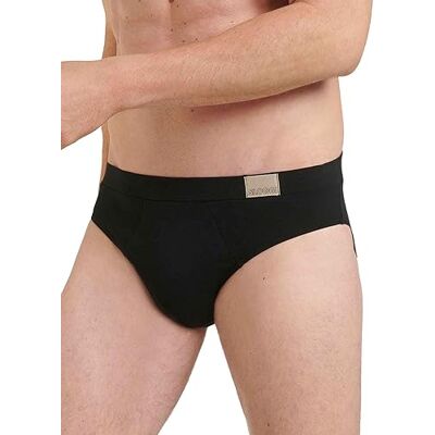 Sloggi men Heren Midi (verpakking van 2), zwart, S Sloggi men Heren Midi (verpakking van 2), zwart, S