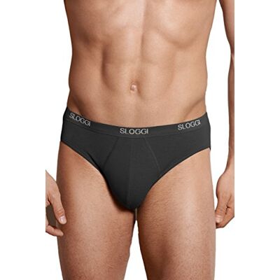 Sloggi Basic Mini voor heren, Zwarte combinatie, 8 Sloggi Basic Mini voor heren, Zwarte combinatie, 8