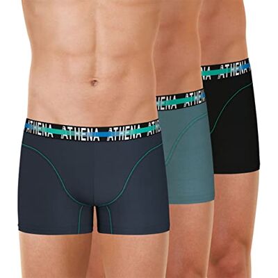 Athena heren ondergoed, grijs/jeans/zwart, S Athena heren ondergoed, grijs/jeans/zwart, S