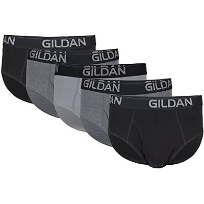 Gildan Katoenen stretch broek voor heren (Pack van 5), Zwart Roet/Heather Donker Grijs/Grijs Flanel (5-pack), M Gildan Katoenen stretch broek voor heren (Pack van 5), Zwart Roet/Heather Donker Grijs/Grijs Flanel (5-pack), M