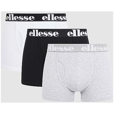 Ellesse Hali Trunks herenslip, zwart/grijs/wit Ellesse Hali Trunks herenslip, zwart/grijs/wit