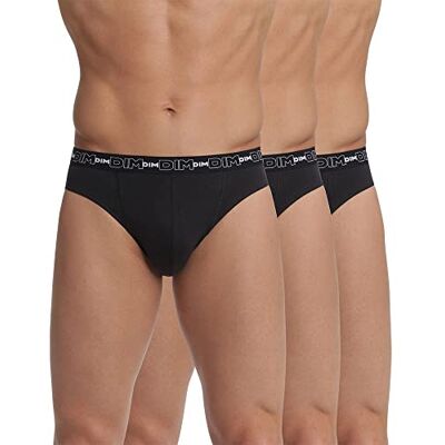 DIM 3 Katoenen Herenslips, Zwart, 5 DIM 3 Katoenen Herenslips, Zwart, 5