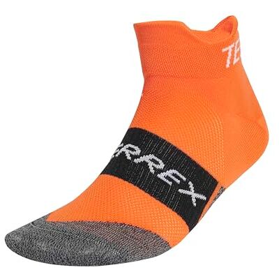 adidas Uniseks-Volwassen Terrex HEAT.RDY Trail Running Speed Ankle Socks, semi impact orange/white, 2.5-4 adidas Uniseks-Volwassen Terrex HEAT.RDY Trail Running Speed Ankle Socks, semi impact orange/white, 2.5-4