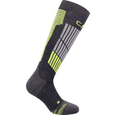 CMP Ski Sock Graphene, titanium aluminium, 43/45 CMP Ski Sock Graphene, titanium aluminium, 43/45